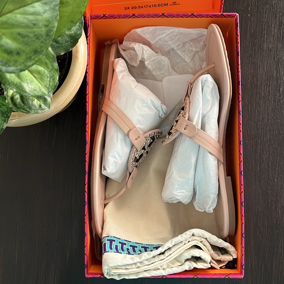 Tory Burch Miller Embellished Sandals - Picture 8 of 8